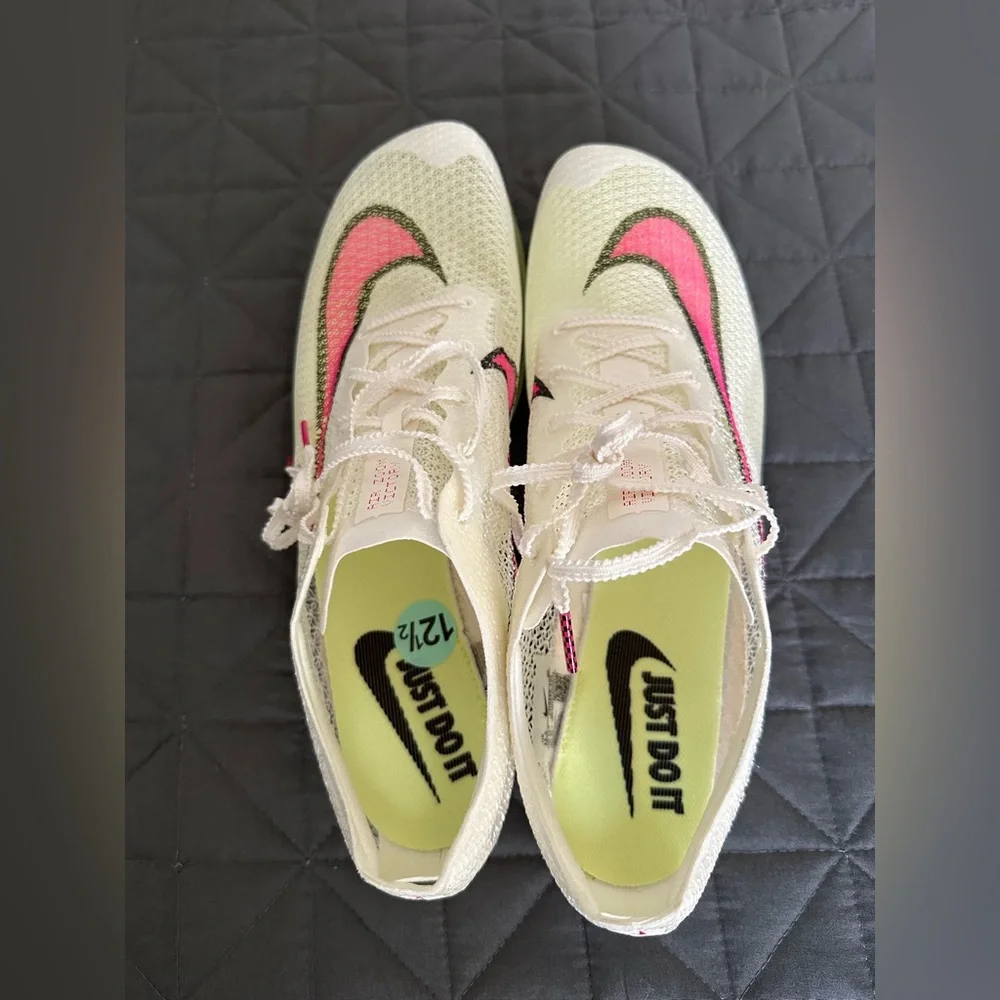 Nike Air Zoom Victory Track Spikes Sail Pink CD4385-101 Men's Size 12.5 - Picture 3 of 8